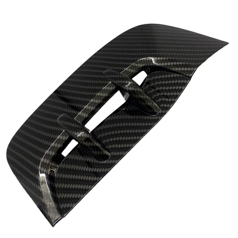 Für Kia Stinger 2018- SeitenTür Karosserie Kotflügel Blatt Brett Dekoration Abdeckung Zierleiste Exterieur Styling Seitenkotflügel Lüftungsöffnung Abdeckung