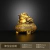 Pure Copper Ornament Brass Treasure Bowl Seven-Star Golden Three-Legged Toad Home Decoration Store Opening Gift