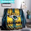 Custom Name Blanket Jacksonville Team Spirit Blanket Bedding Blanket for Travel, Camping, Living Rooms, Offices, Sofas, Fan Christmas Gift