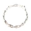 Great TIFFANY&Co. Bracelet Hardware Small Link Silver AG925 Women Used