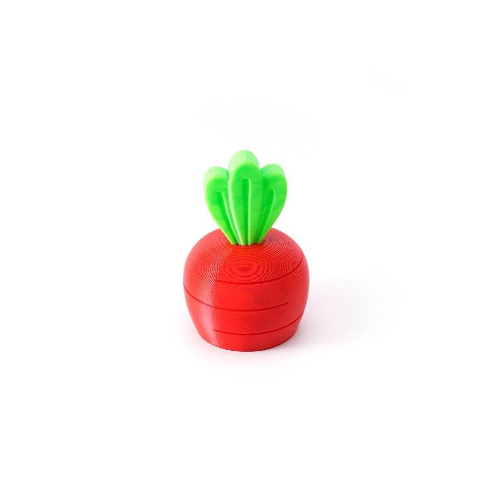 PLA Scalable Unzip Toys Colorful Funny Toys New 3D Printed Carrot Model  Desktop Decorations