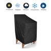 Polyester Chair Cover Waterproof Breathable Dust-proof with PVC Coating, Suitable for Outdoor Use in Patios, Gardens, Backya