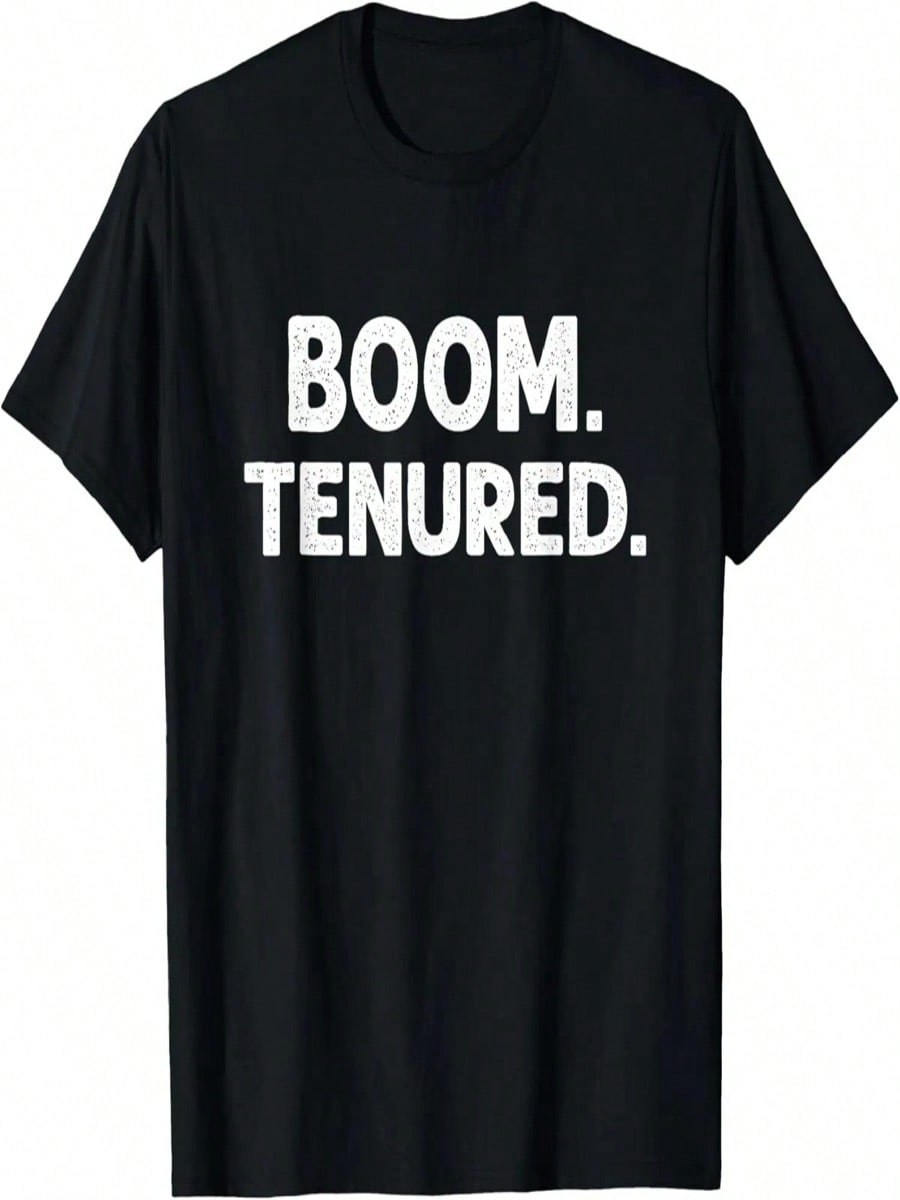 Boom Tenured Professor Gifts Funny Tenure Gift For Teachers T-Shirt S разноцветный