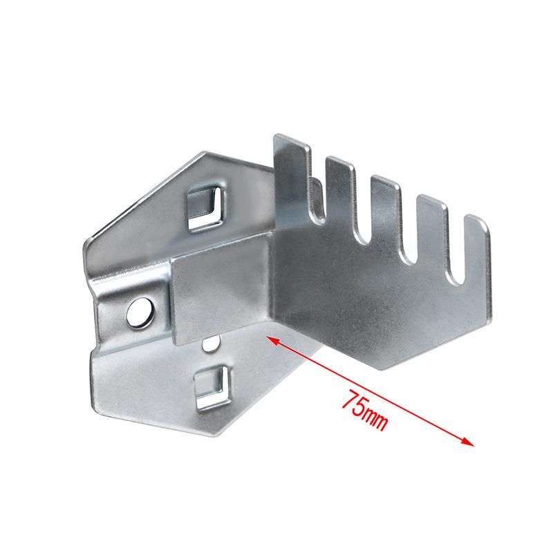 Panou Perforat Metalic cu Găuri Pătrate, Raft pentru Scule cu Cârlige pentru Șurubelnițe