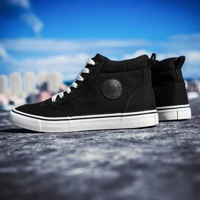 Classici Scarpe di Tela da Uomo Scarpe da Skateboard Street alla Moda Sneakers Alte da Uomo Scarpe Casual Traspiranti Zapatillas Hombre
