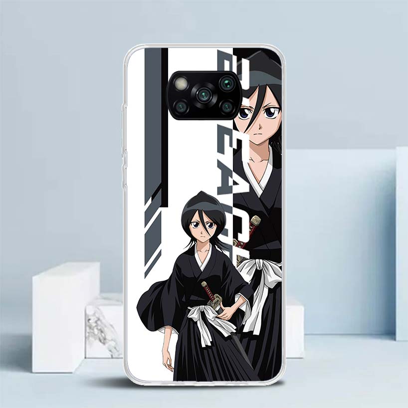 Anime Bleach Ichigo Kenpachi Soft Cover for Xiaomi Poco F7 Ultra X7 X6 X5 Pro M7 Phone Case Redmi 15 15C 13 13C 12 12C 10 10C Pr