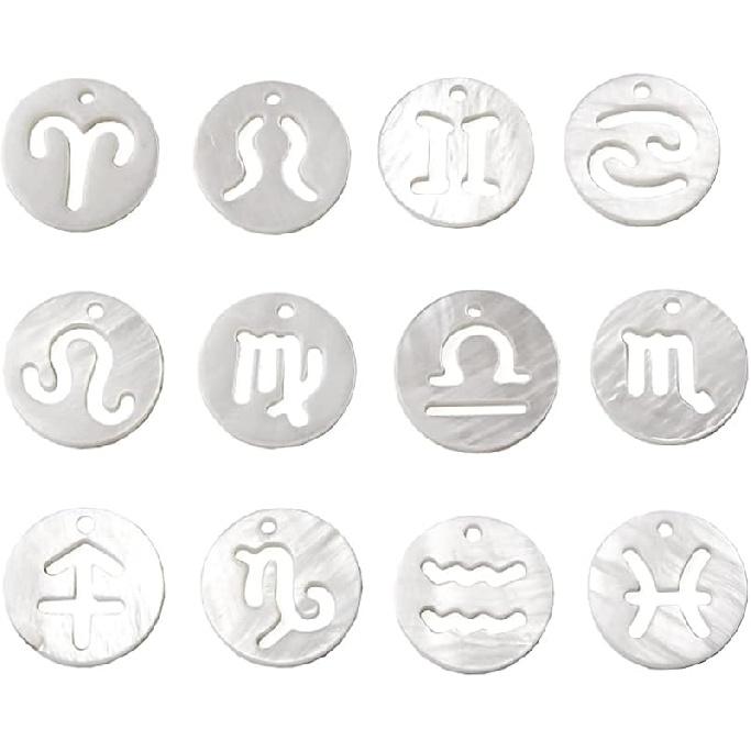 Airssory 100 Pcs Ocean Life Charms Natural Cowrie Shell Charms for Earring Bracelet Necklace Jewelry DIY Craft Making