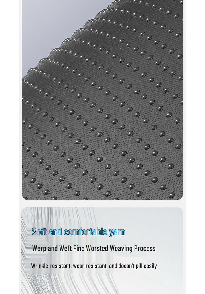 Memory Foam Breathable Seat Cushion for Long Sitting - Relieves Pressure and Pain