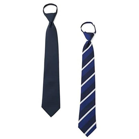 ORIHICA One-Touch Tie 2-Piece Set Box Easy Attach Detach Zipper Gift Present Men