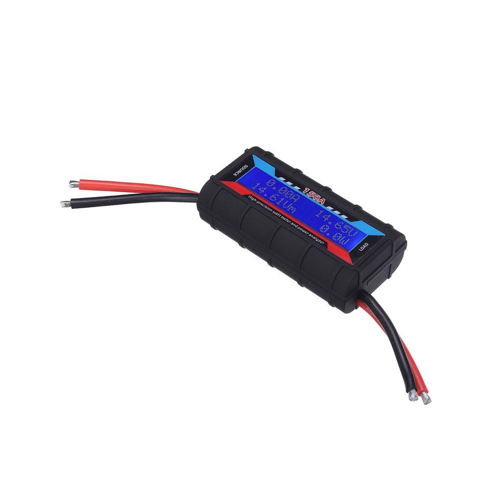 

ABS Watt Meter Portable Reusable Professional 150A Digital Display Electrical Solar Panel Power Analyzer Ammeter Backlight