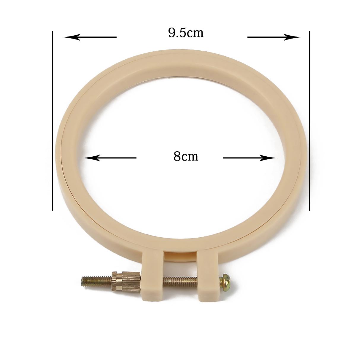 

1 шт. пластиковый вышитый венок инструмент для вышивки крестиком круглая рамка для вышивания швейные пяльцы кольцо украшение дома ремесло 9.5cm