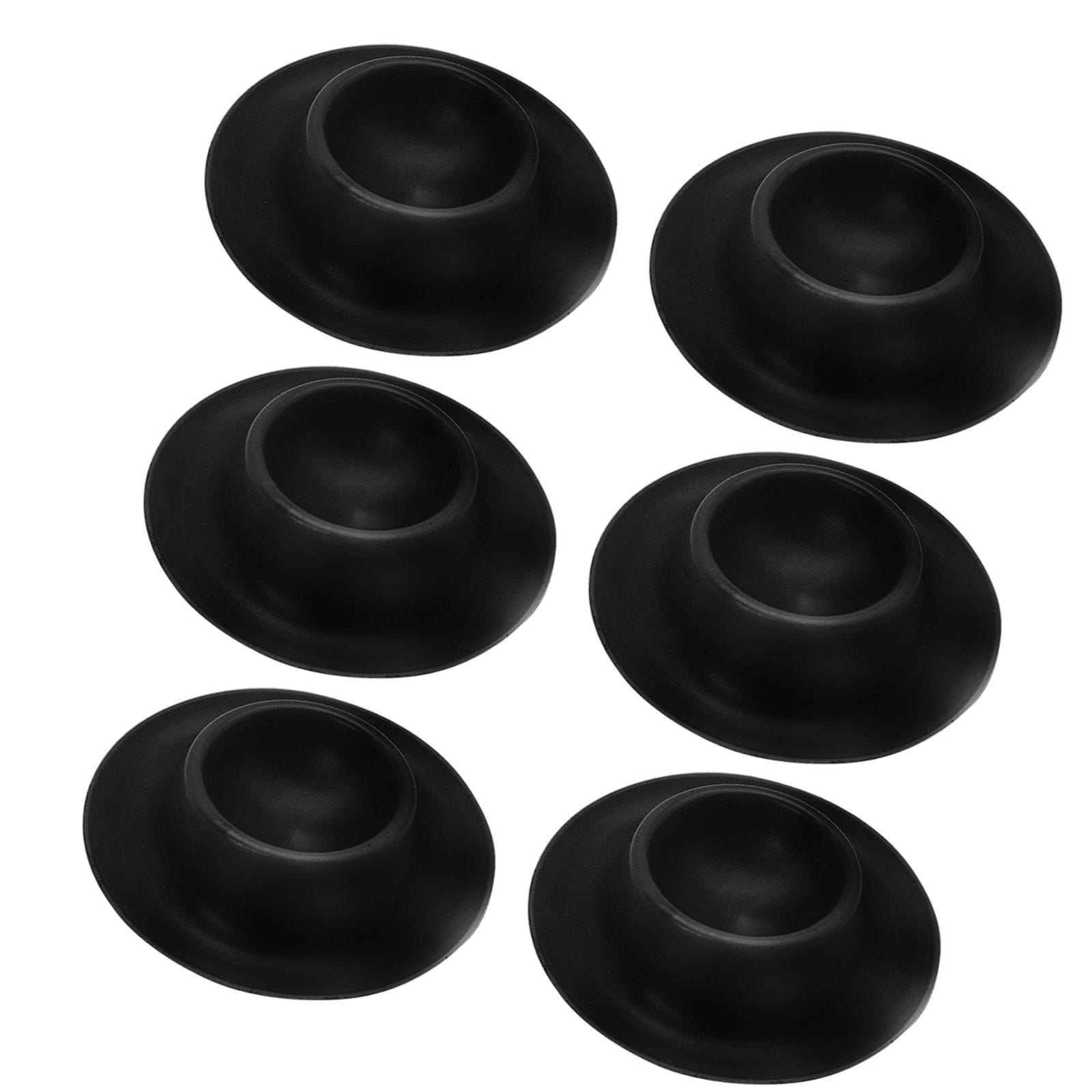 

6 Pieces Egg Trays Easy Maintenance Stackable for Home Countertop Kitchen чёрный