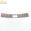 21 Mocha Rear Guard Plate Stainless Steel Trunk Protection Pedal Sequin Accessory