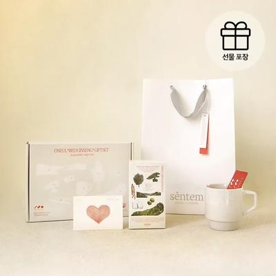 [Celebration/Cheer Gift Set] Today's Red Ginseng 30 Packs + Routine Mug 1P (Card, Recipe Book Included) Sweet Daily Red Ginseng Stick