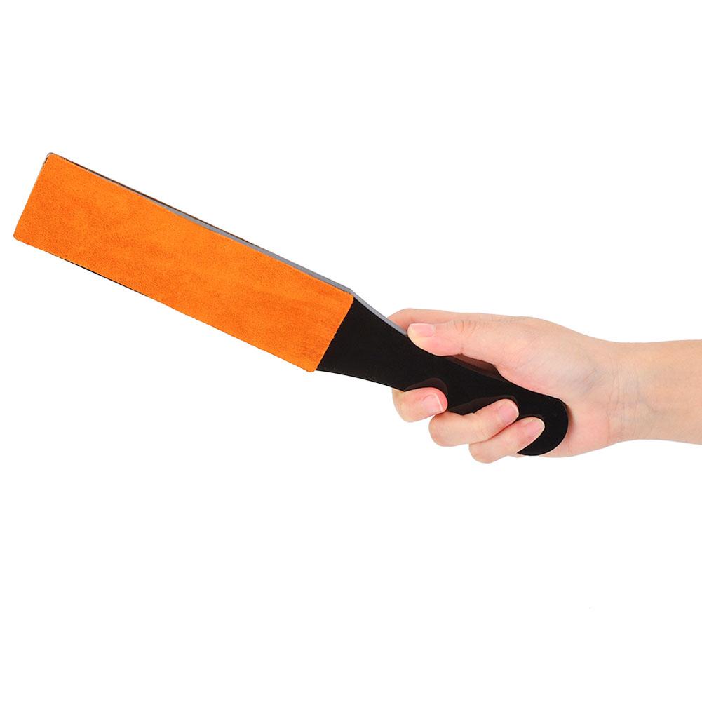 Manual Shaver Sharpening Board Double Size PU Leather Razor Straight Strop Belt Knife Sharpener
