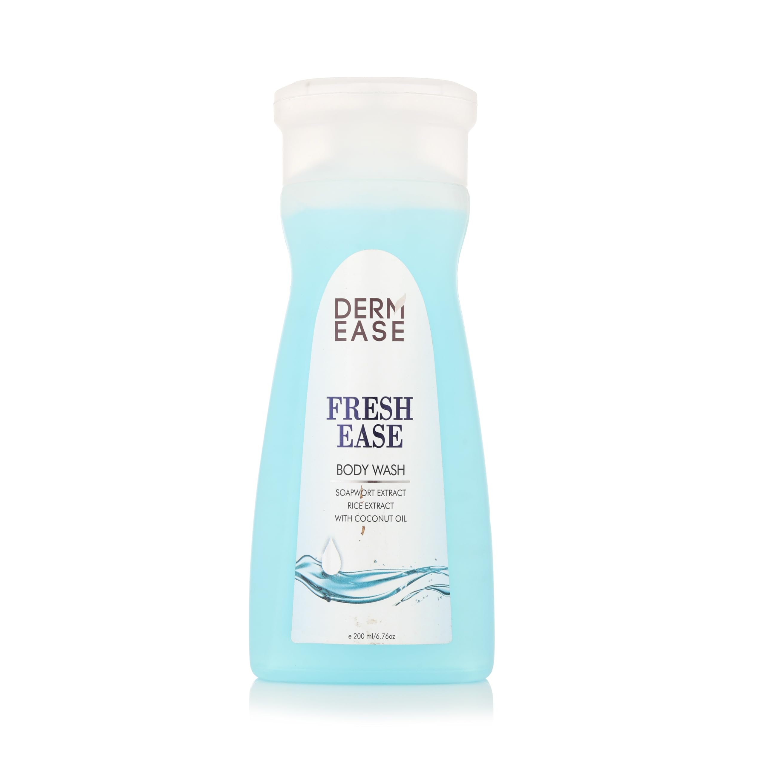 

DERM EASE Fresh Ease Body Wash with Coconut Oil & Rice Extract Body Shower 200 ML | Paraben Free Suitable for all skin types