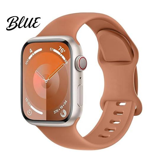 Universal Style Watch Band Silicone Waterproof Sweat-Proof Replacement Soft Solid
