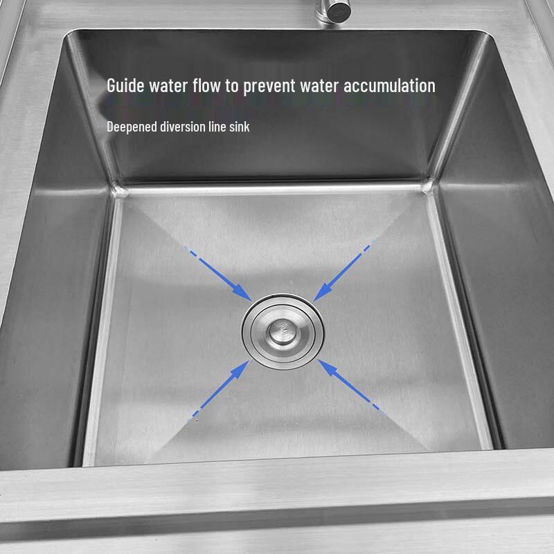 L.C.Maird Commercial 304 Stainless Steel Single Bowl Sink