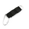 Quality Outdoor Survival Tool Black 3 In 1 Outdoor Camping Compass Thermometer Key Chain Carabiner