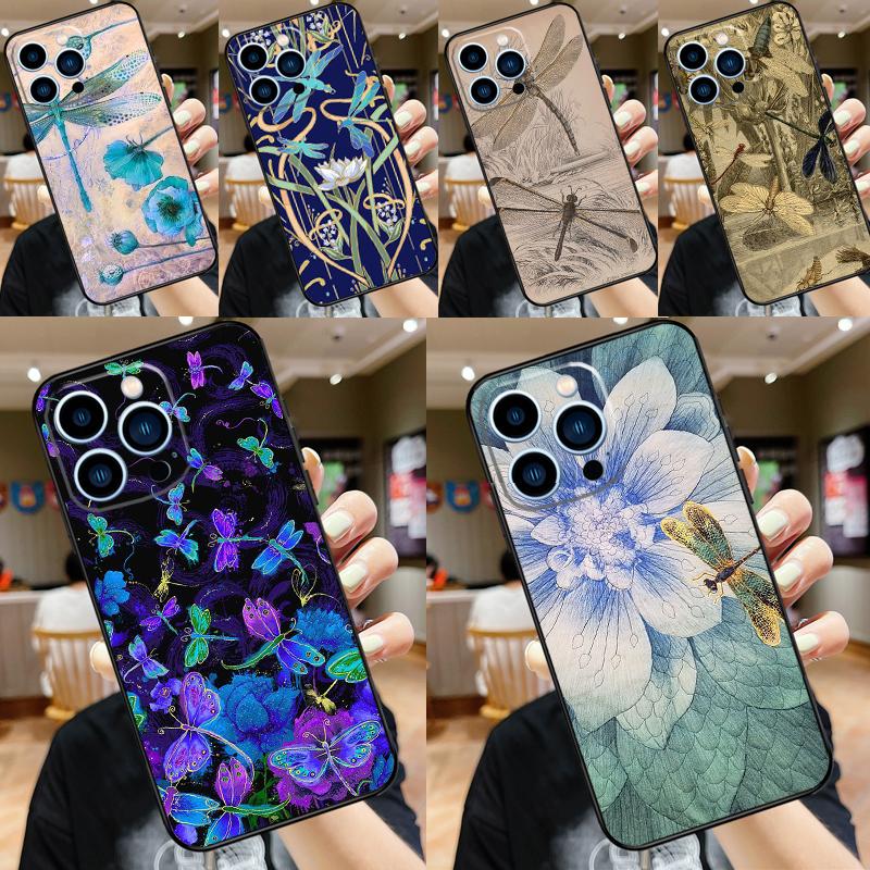 Dragonfly Pattern For OnePlus 15 13 12 11 15R 13R 12R 8T 10T 13T Case For OnePlus Nord 5 CE 2 3 4 Lite N20 N30