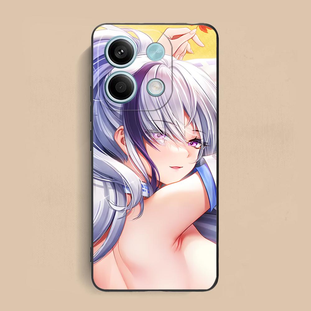 Azur Lane Unzen Matte TPU Mobile Phone Case for Xiaomi Redmi Note 14 13 12 11 S Pro Plus 4G 5G Colorful Printing Cover