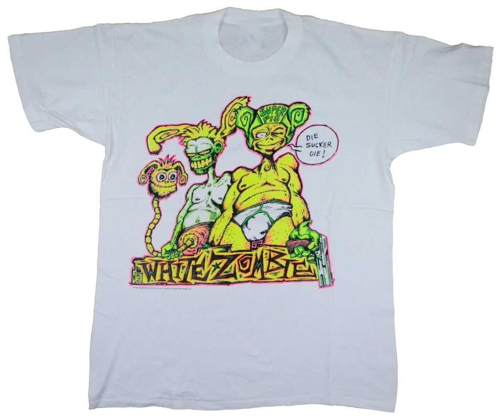 Футболка White Zombie  Die Sucker Die  1997 Унисекс S-345XL TA285 Унисекс Футболка M