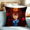 Forsaken Chance Horror Game Pillow Case Square Double-Sided Sofa Cushion Cover Bedroom Bedside Pillow Gift