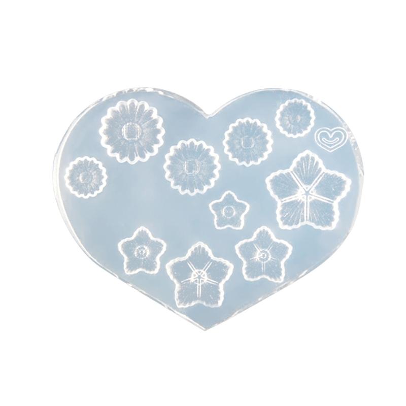 Silicone Nail Art Handicrafts Moulds DIY Nail Tools Accessories Nail Carving Molds Silicone Material for Nail Decoration