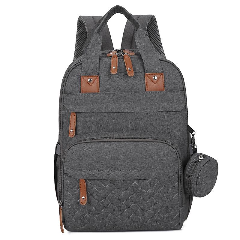 New Multifunctional Mommy Bag, Baby Urine Pad, Insulated Compartment, Baby Backpack, Multi Compartment Large Capacity Mother and Baby Bag