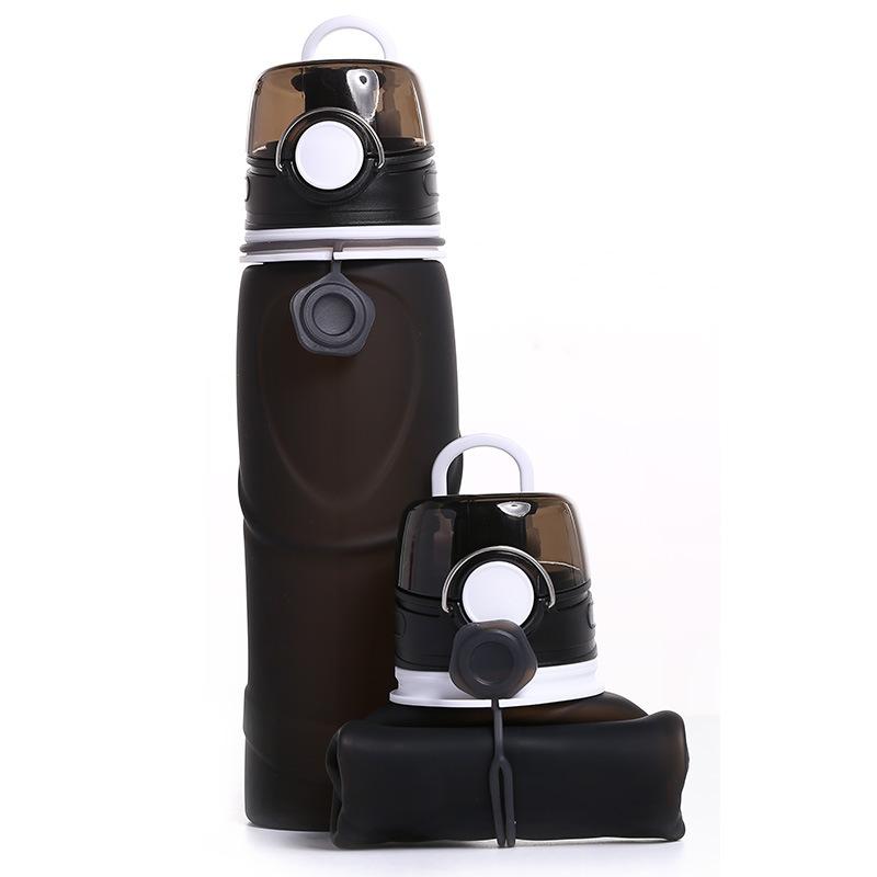 Geräumiger 750ml Aktiver Faltbarer und Leichter Silikon die Flasche des Krugs Gutaussehend Internet-Berühmtheit Großer Bauchbecher Reisekrug Geschenk