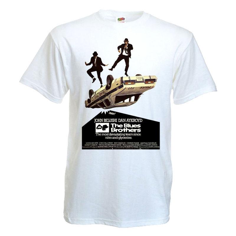 The Blues Brothers white Movie Poster T-shirt white all sizes L