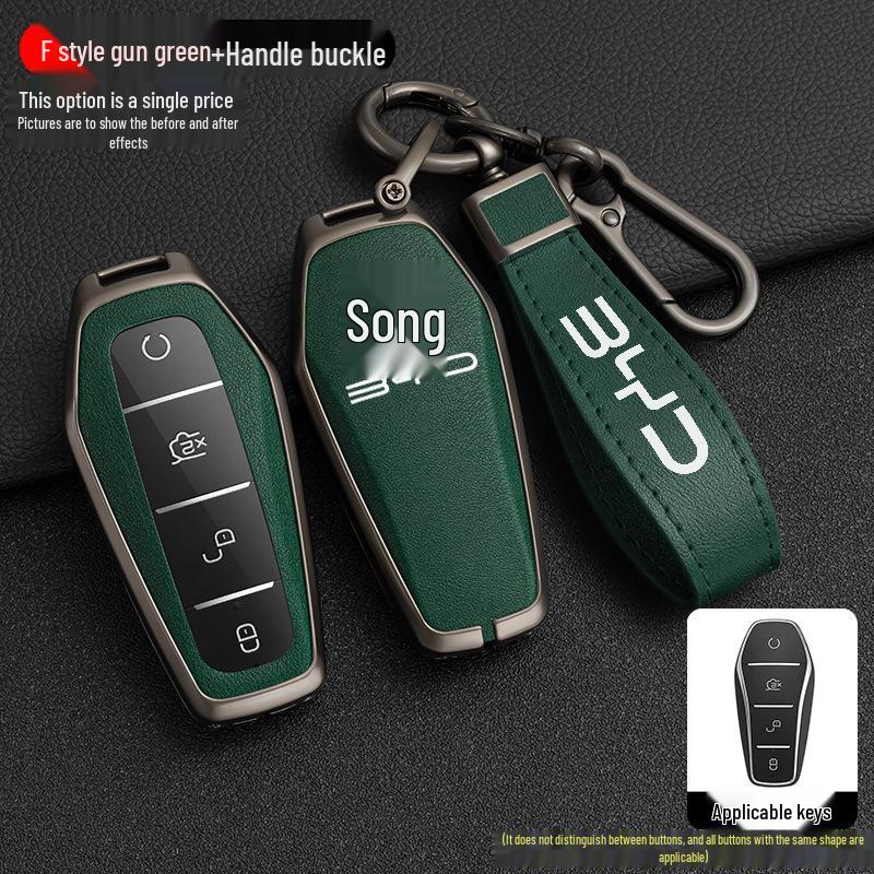 BYD Song Tang Max G5 Surui E5 Sirui G6 Qin Car Metal Key Case - Creative Shell Buckle for Old Models
