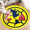 Club America Round Area Rug,Carpet Rug for Living Room Bedroom Sofa Playroom Decor,Non-slip Floor Mat