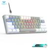 Aula F3261 RGB Effect USB Mini Mechanical Gaming Keyboard Red Switch 61 Keys Wired Separated Detachable Cable for Mac Windows
