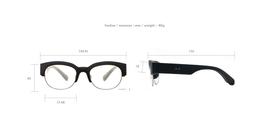 Geulapigpeullaseutig Fantine-Contrast-Black