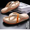 Fashion Flip Flops Men's Summer EVA Soft Sole Slippers for Men Outdoor Casual Beach Shoes Home Non-slip Bathroom Slides Shoes