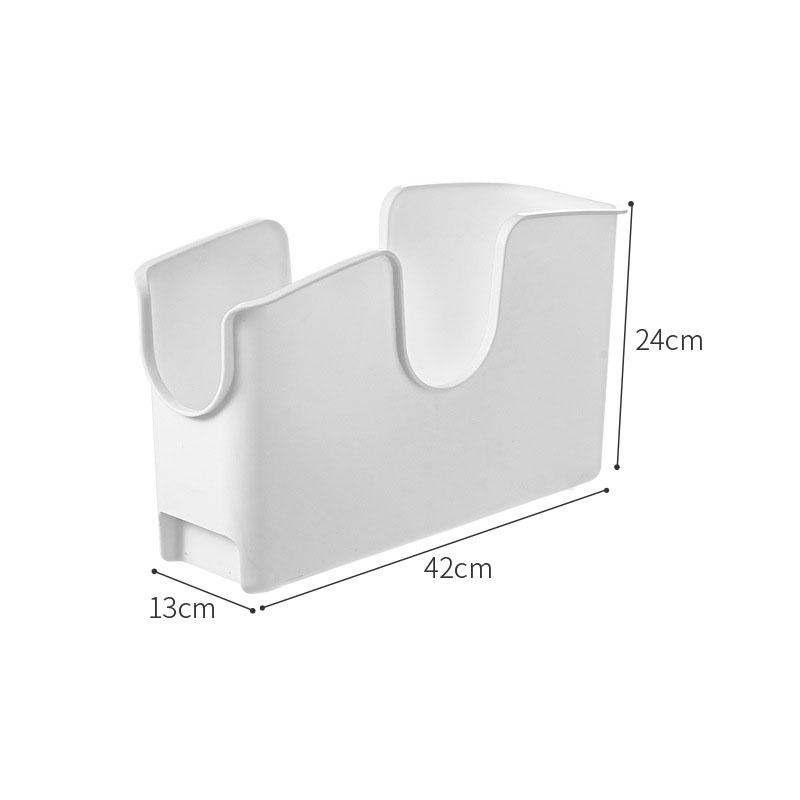 

Pan Holder Kitchen Pot Storage Rack Desktop Cookware Organizer Plastic Large Capacity Dustproof Pan Lid Holder Kitchen Organizer