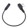 2 Pin K1 To 3.5Mm Female Audio Phone Earphone Transfer Cable For Tyt For Uv5R 888S Walkie Talkie Headset Adapter