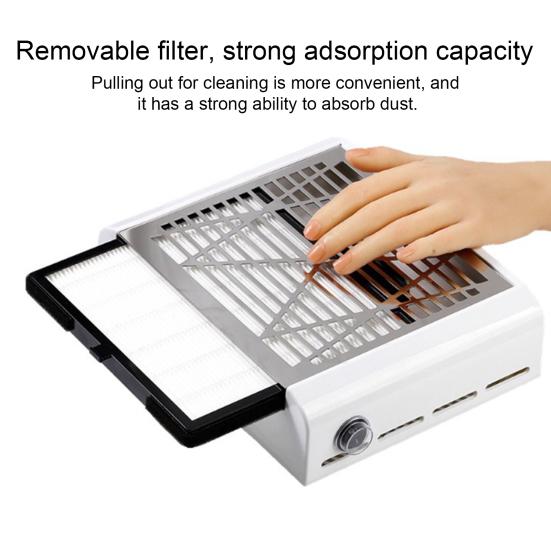 Yousheng Nail Dust Collector Replacement Reusable Rectangle Nail Vacuum Cleaner Paper Filter Sheet Nail Salon Supplies Accessories