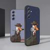 Lustige D-DucK-Gans-Meme-Handyhülle für Samsung A56 A36 A26 A16 A15 A25 A35 A55 A14 A34 A24 A54, schwarze Softshell