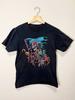Pirate Skeleton Graphic T Shirt Black Gildan Gothic Halloween Skull S