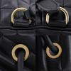 Burberry Quilted Lola Mini Backpack Backpack Daypack 80538151 TB Logo Black Leather Women Used