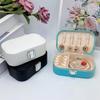 Snap Button Jewelry Storage Box Dustproof Jewelry Display Plate  Jewelry Organization