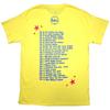The Beatles Unisex Adult American Tour Â´64 Back Print T-Shirt
