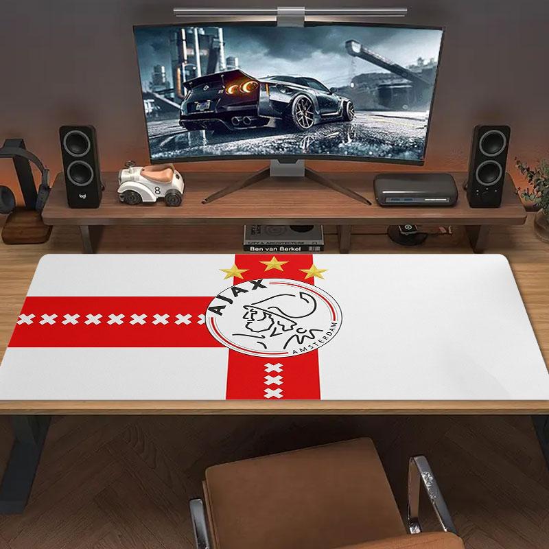 AFC Ajax Grote Muismat Grote Gaming Tafelkussen Antislip Laptop Tablet Grote Muismat XXL Mat Mini PC Speelmat Met Vergrendelrand
