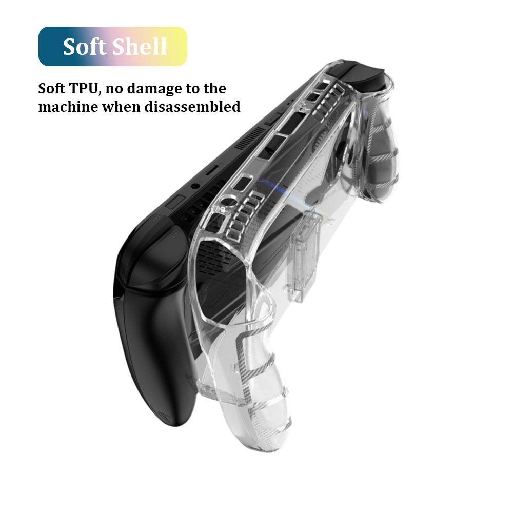 Transparent Protective Cover with Kickstand Host Shell Protective Shell for ROG Xbox Ally/Ally X