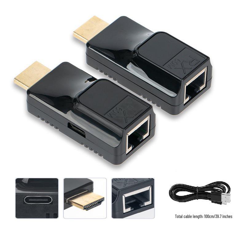 1080P HD HDMI Ethernet Extender: Transmit HD Signals Via RJ45 Up To 60m
