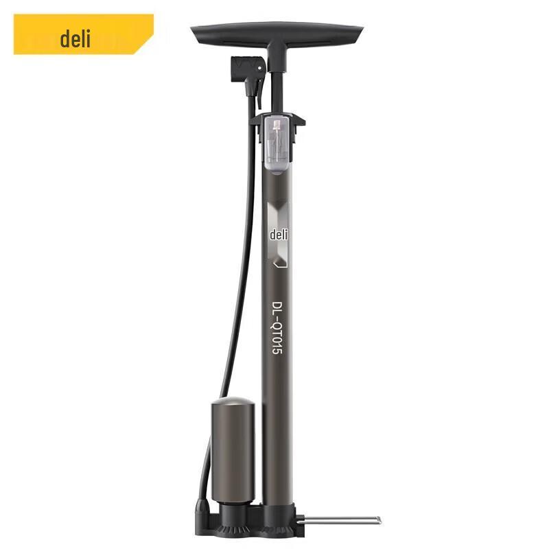 Deli Portable Multi-functional Double Boost Metal Air Pump