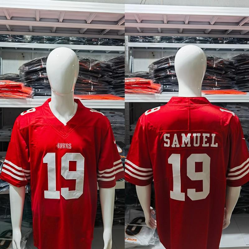 San Francisco 49ers NFL Football Jersey Bosa 97 Deebo Samuel 19 Second Generation Embroidered Retro Style