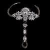 Sparkling Crystal Rhinestone Foot Chain Multi-layer Barefoot Chain Toe Ring Anklet  Summer Wear